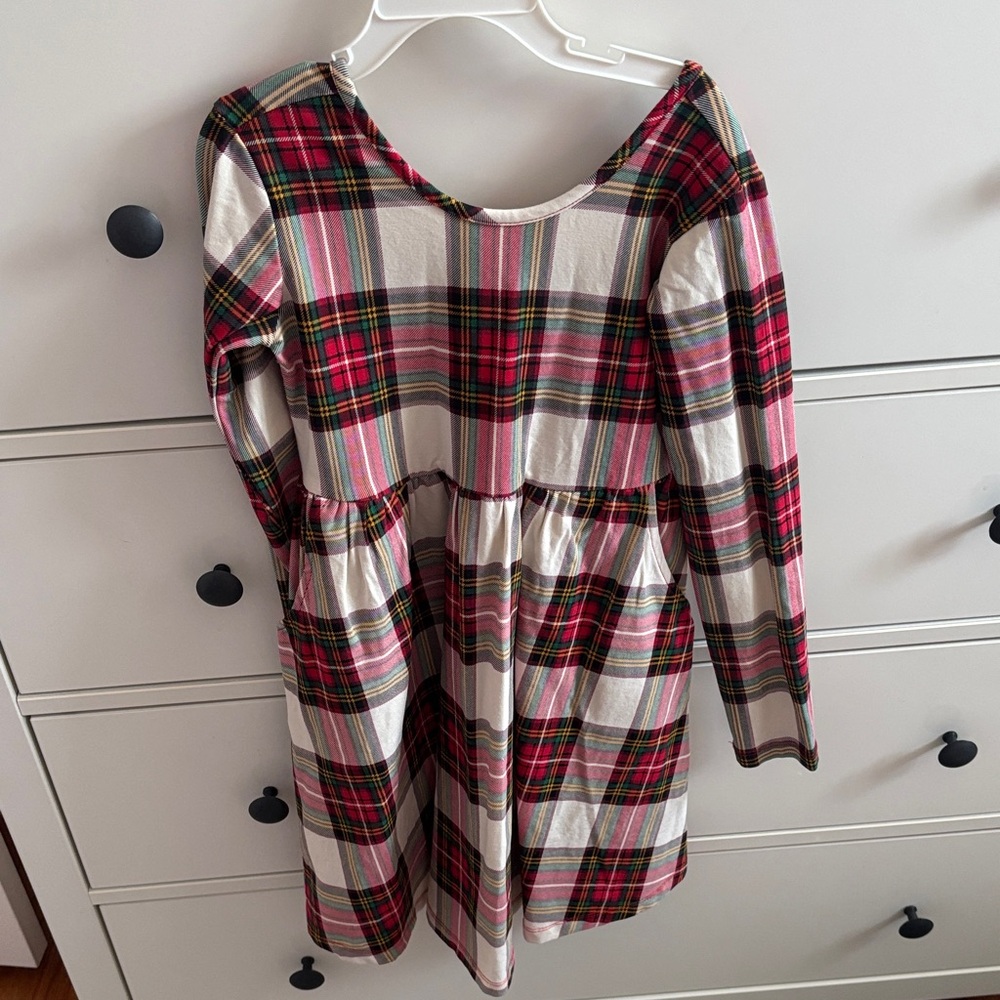 Hanna Anderson Plaid Long Sleeve Dress